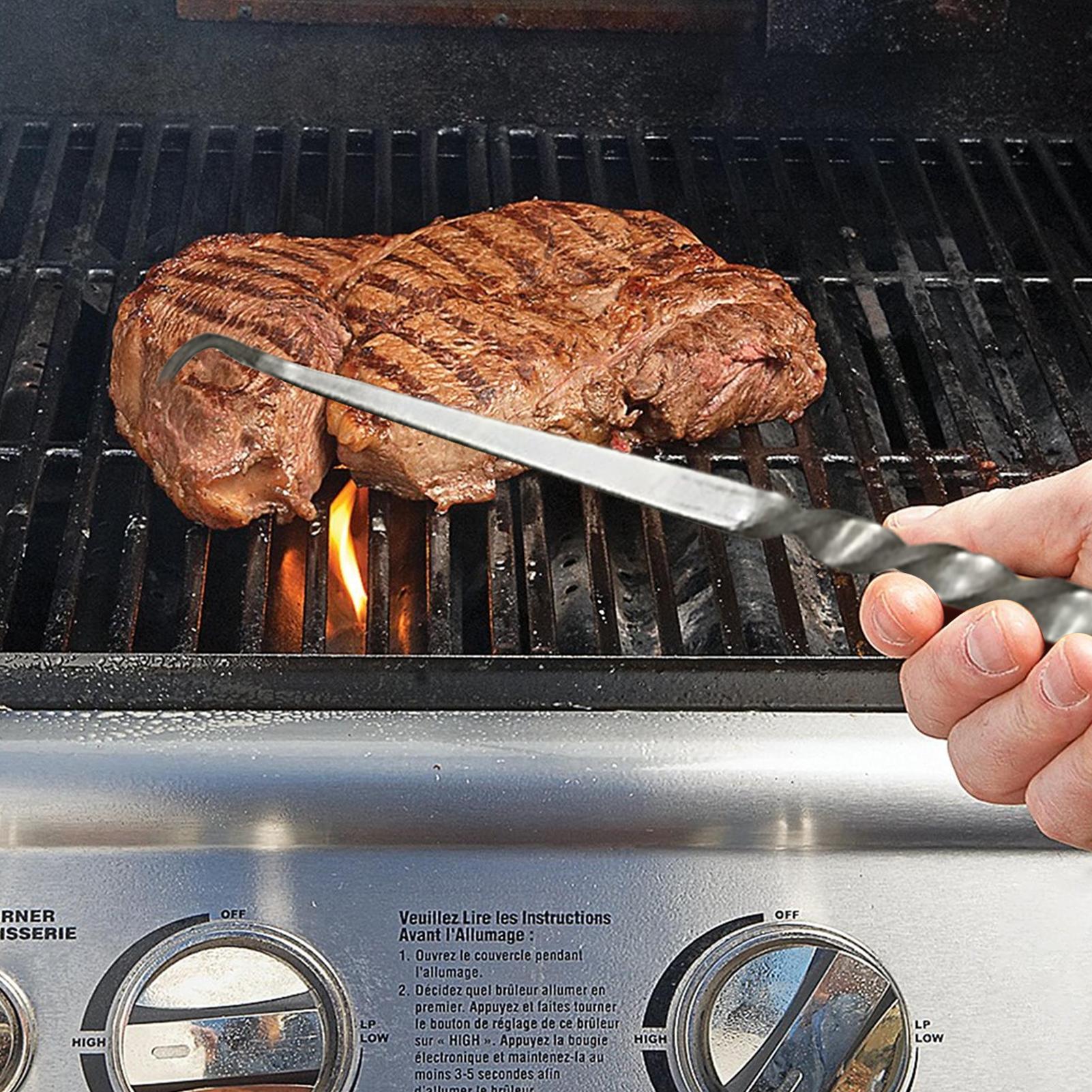 Steak Flipper Hook Metal Multi - Camping Cooking Multi Tool recensione e prezzo