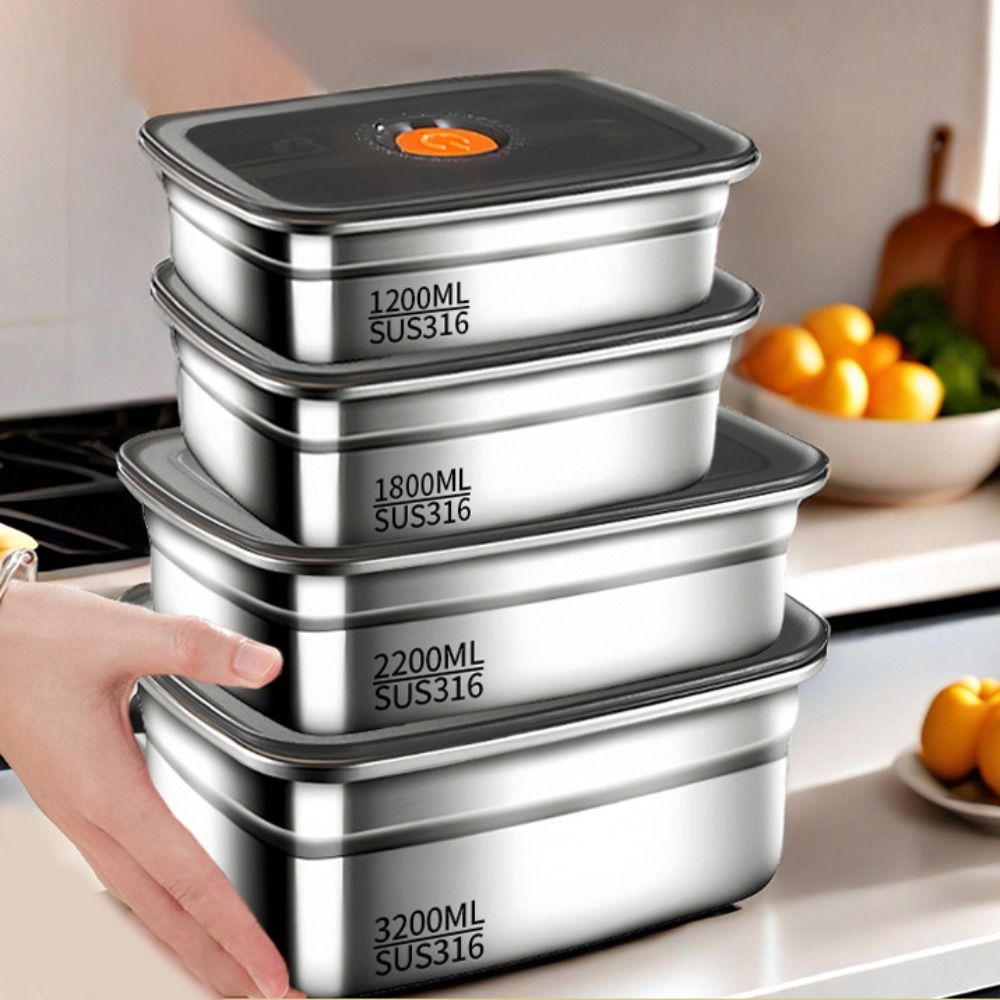 Stainless Steel Lunch Box Bent - Camping Cooking Utilities recensione e prezzo