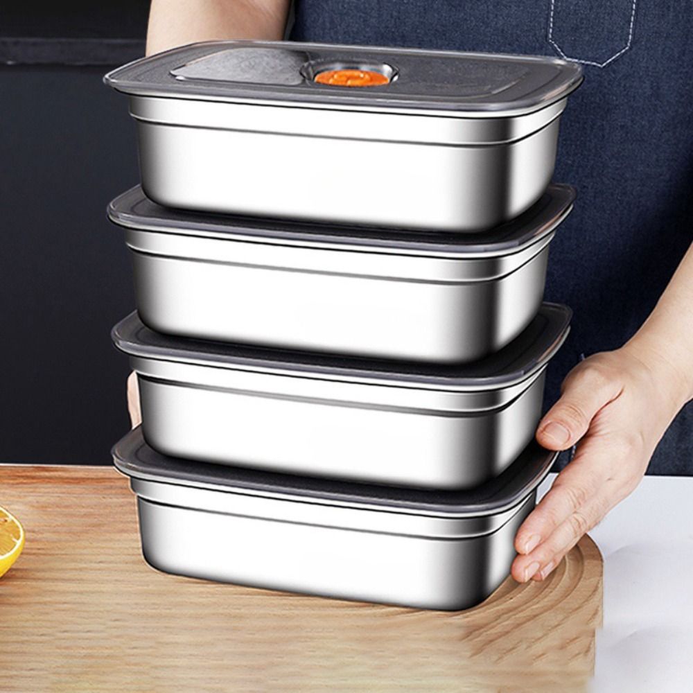 Stainless Steel Lunch Box Bent - Camping Cooking Utilities recensione e prezzo