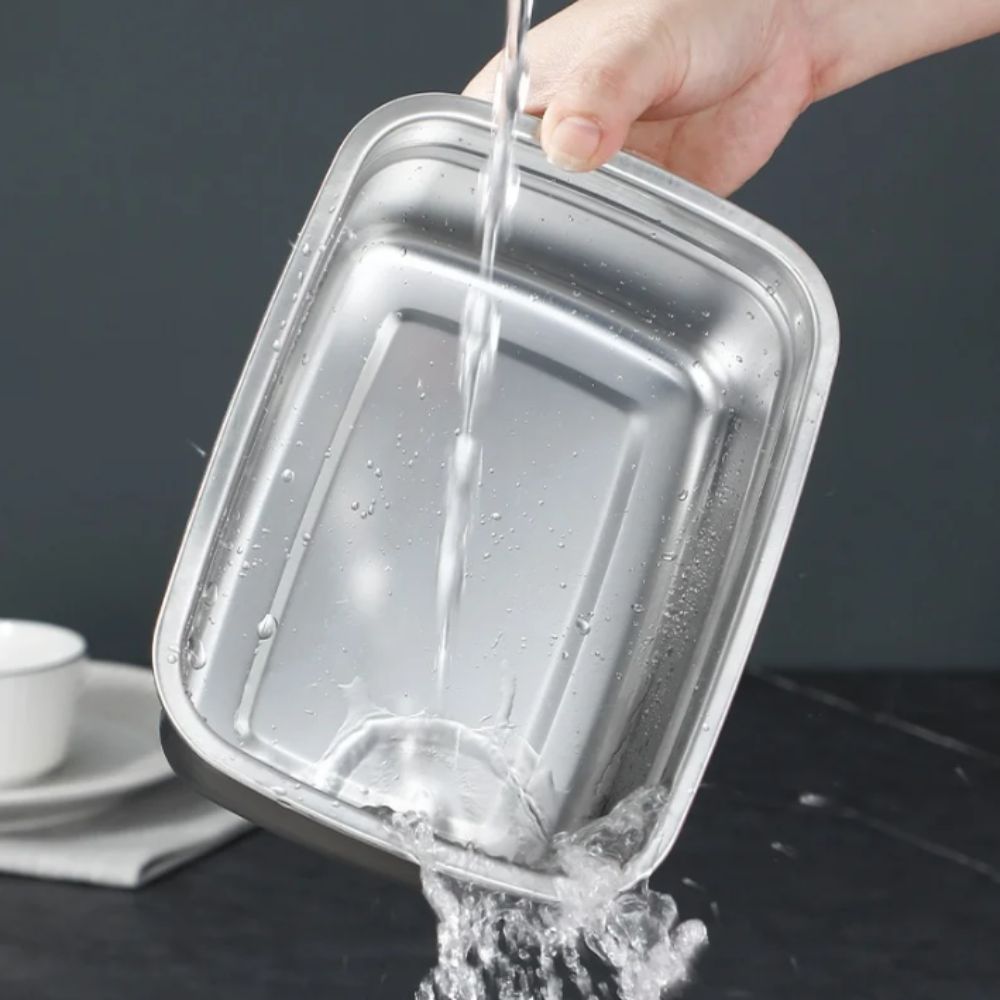Stainless Steel Lunch Box Bent - Camping Cooking Utilities recensione e prezzo