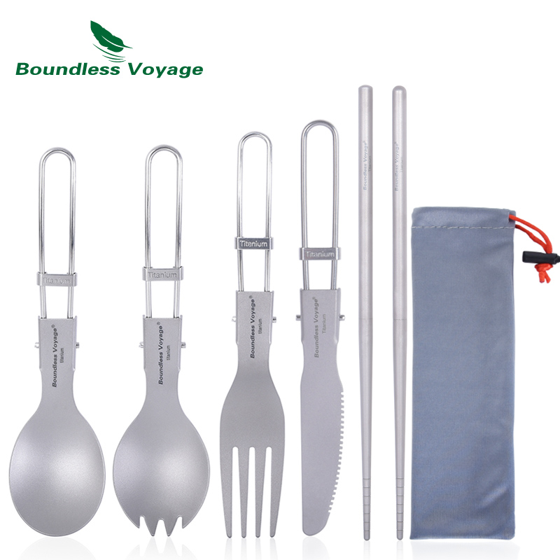 Boundless Voyage Titanium Camp - Camping Cooking Knife Set recensione e prezzo