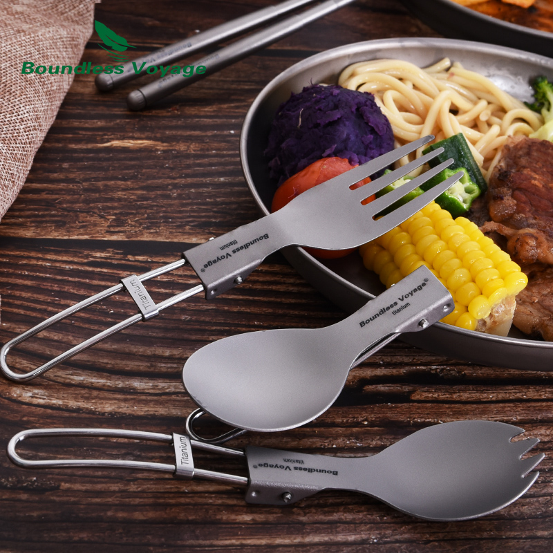 Boundless Voyage Titanium Camp - Camping Cooking Knife Set recensione e prezzo