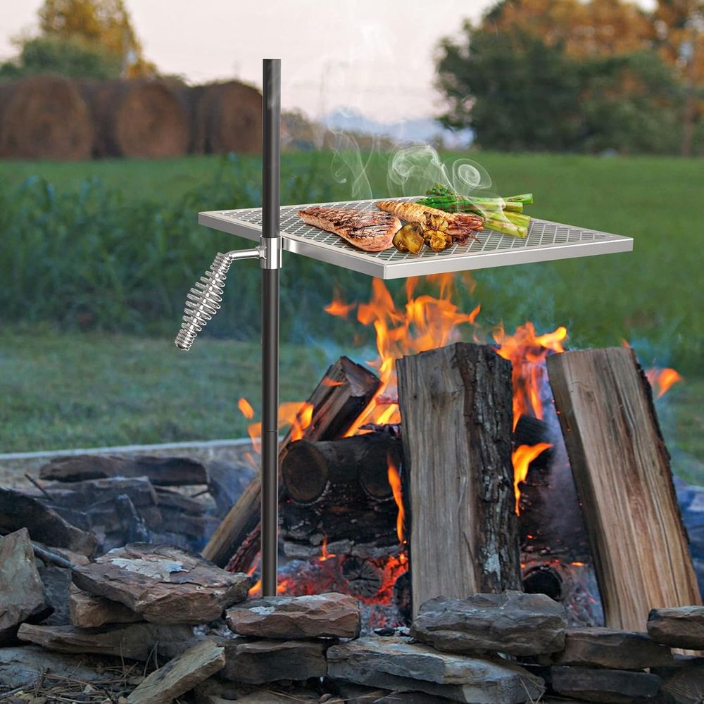 Adjustable Open Fire Grill Gra - Camping Cooking Open Fire recensione e prezzo