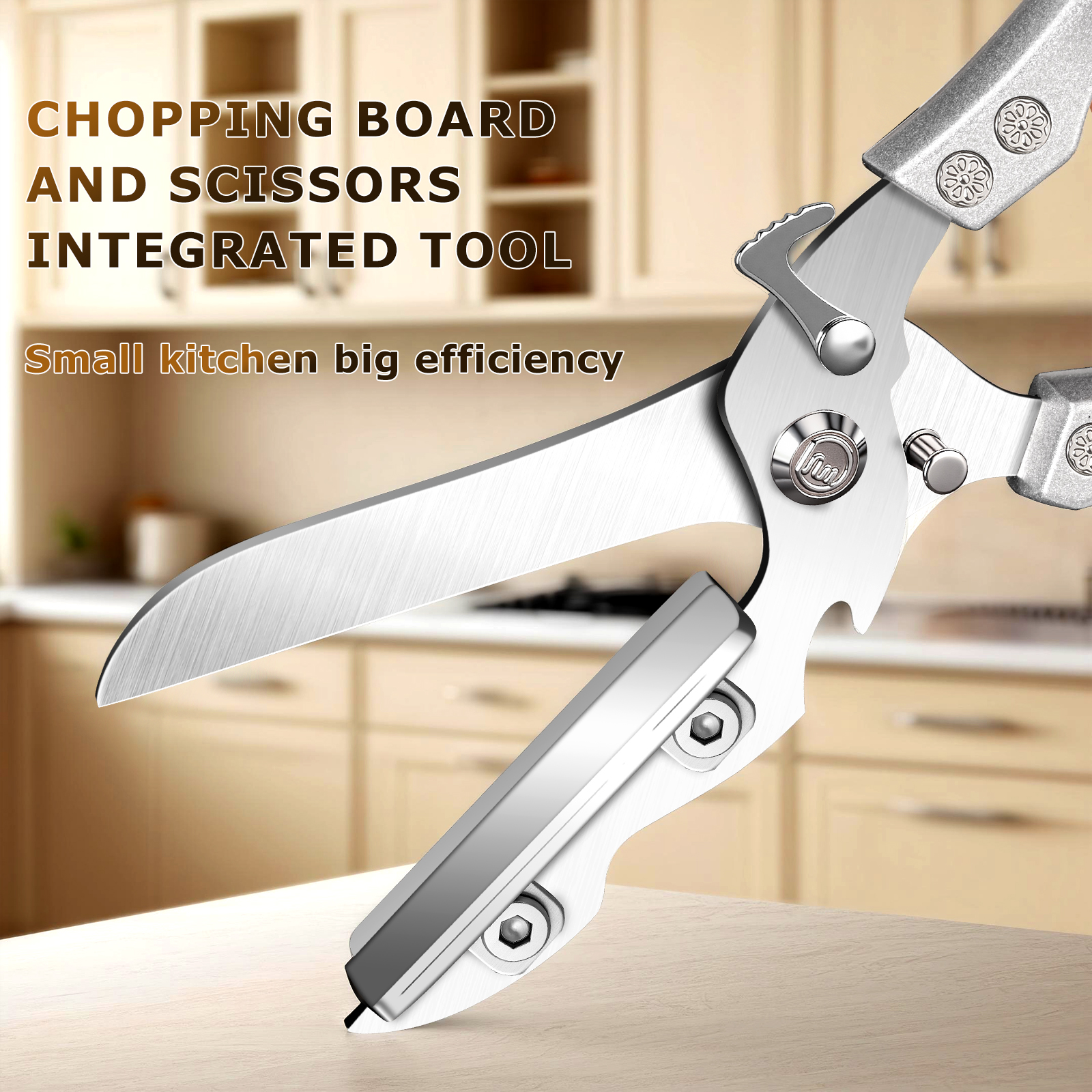 Multifunctional Kitchen Scisso - Camping Cooking Knife Set recensione e prezzo