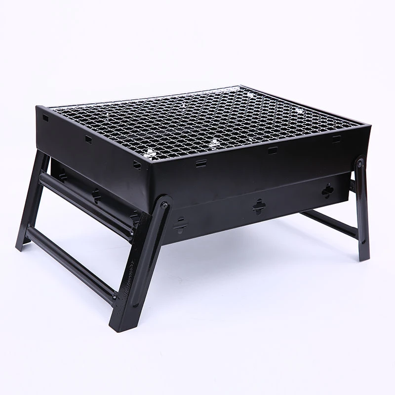Black BBQ Grill Folding Portab - Camp Grill Portable Folding recensione e prezzo