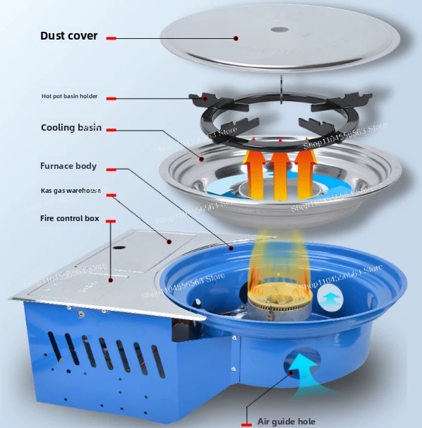 Portable Gas Stove with Canist - Camping Cooking Canister recensione e prezzo