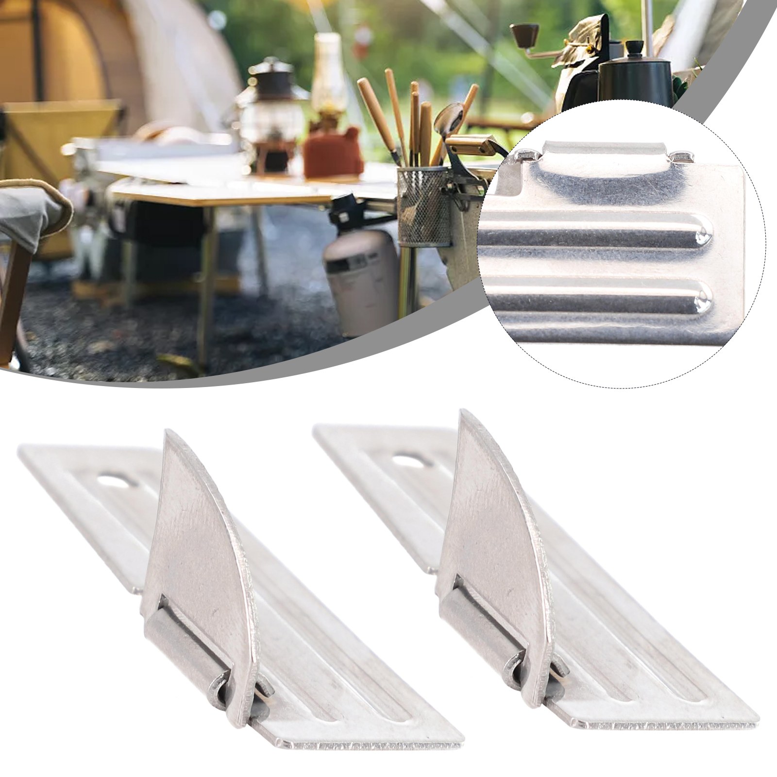 2pcs Stainless Steel Mini Fold - Camping Hiking Cooking recensione e prezzo