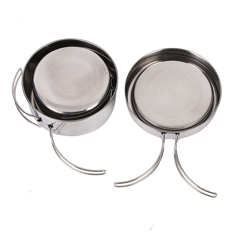 CLS 4-Piece Stainless Steel Ca - Camping Cooking Set For 4 recensione e prezzo