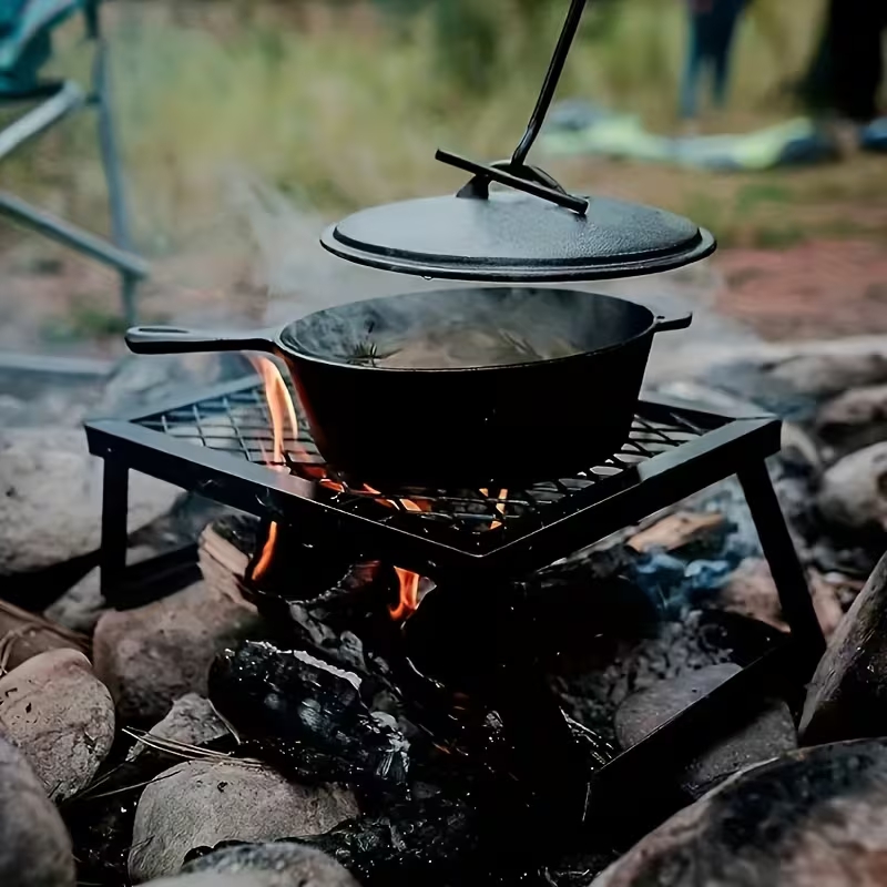 Portable folding barbecue gril - Camping Cooking Open Fire recensione e prezzo
