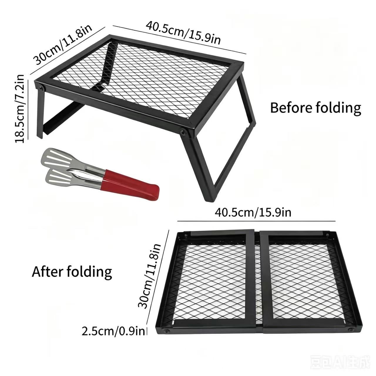 Portable folding barbecue gril - Camping Cooking Open Fire recensione e prezzo