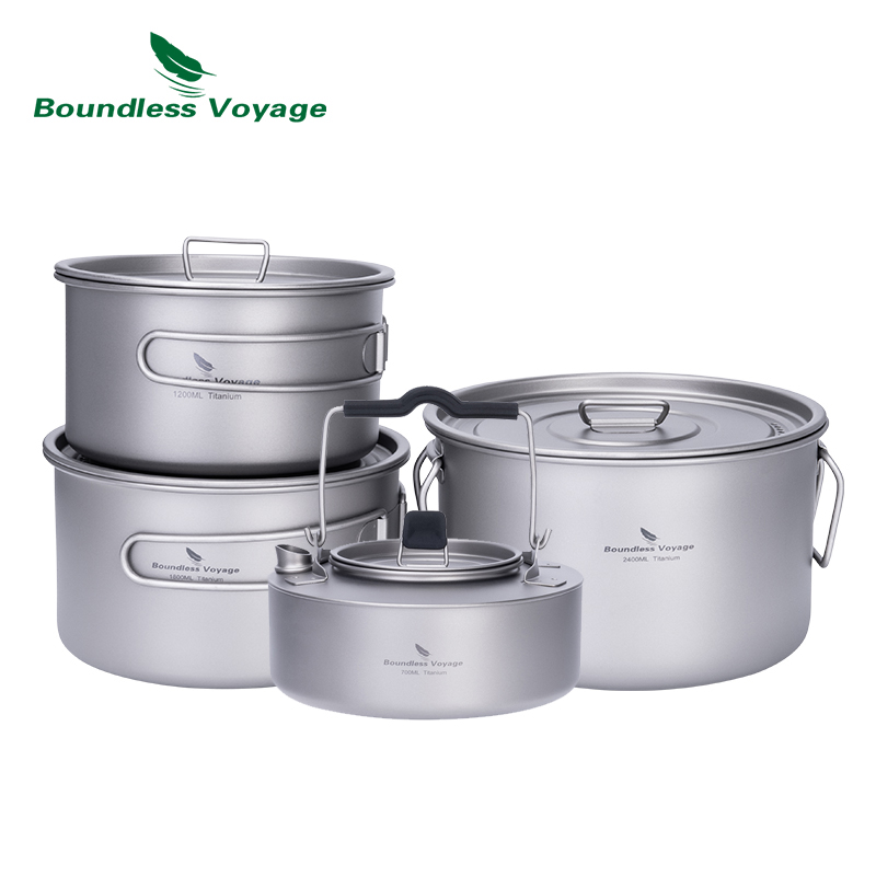 Boundless Voyage Titanium Pot  - Camping Hiking Cooking recensione e prezzo