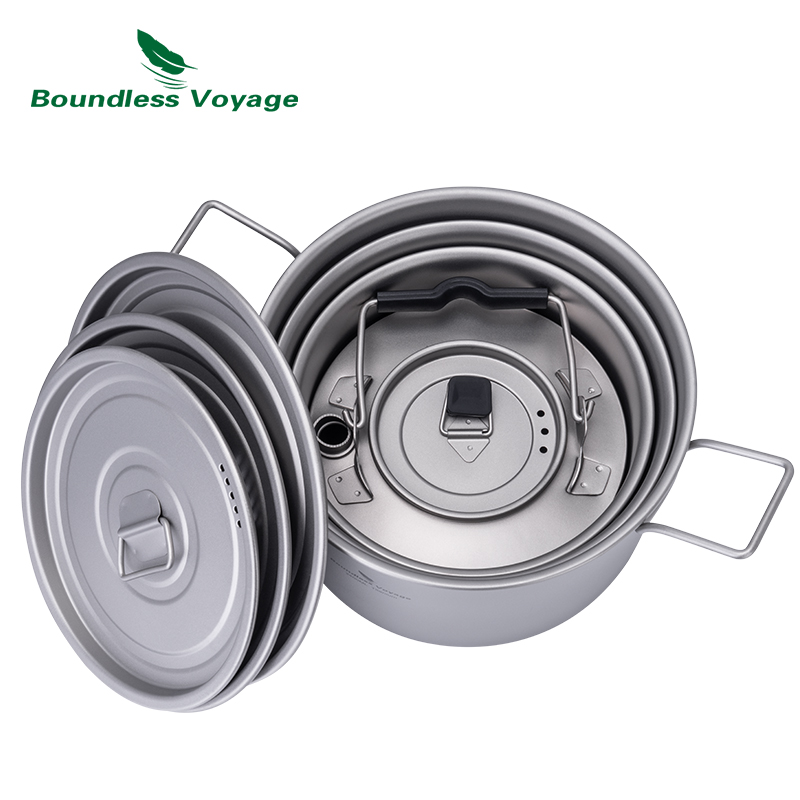 Boundless Voyage Titanium Pot  - Camping Hiking Cooking recensione e prezzo