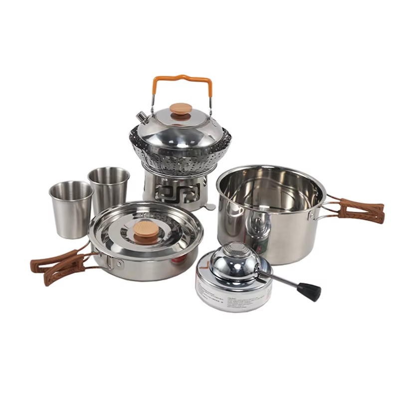 High Quality Portable Outdoor  - Quality Camping Cooking Set recensione e prezzo