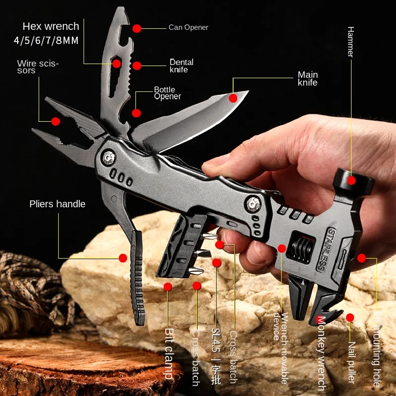 Multifunctional Pliers Multito - Camping Cooking Knife Set recensione e prezzo