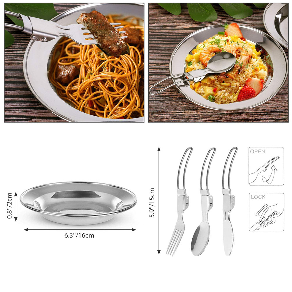 1Set Outdoor Camping Cookware  - Quality Camping Cooking Set recensione e prezzo