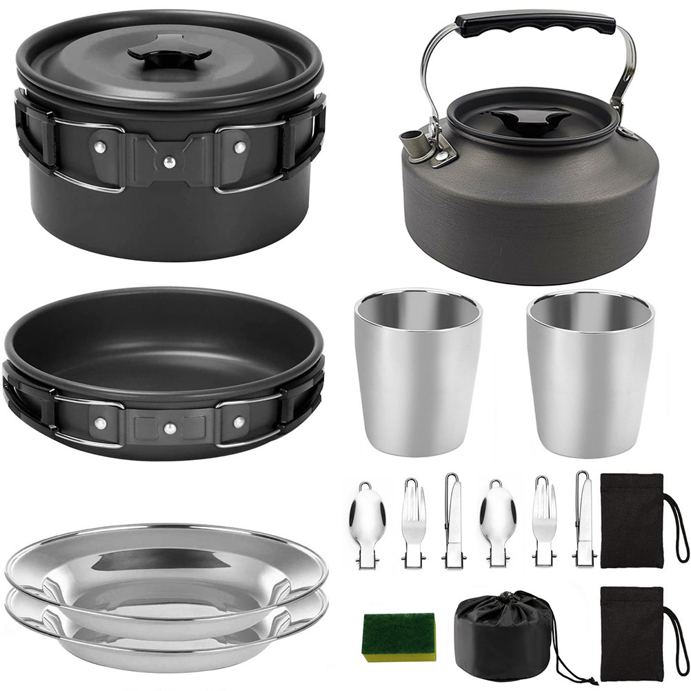 1Set Outdoor Camping Cookware  - Quality Camping Cooking Set recensione e prezzo