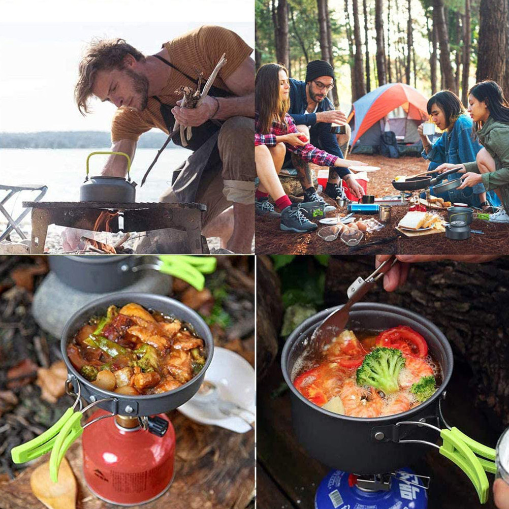 1Set Outdoor Camping Cookware  - Quality Camping Cooking Set recensione e prezzo