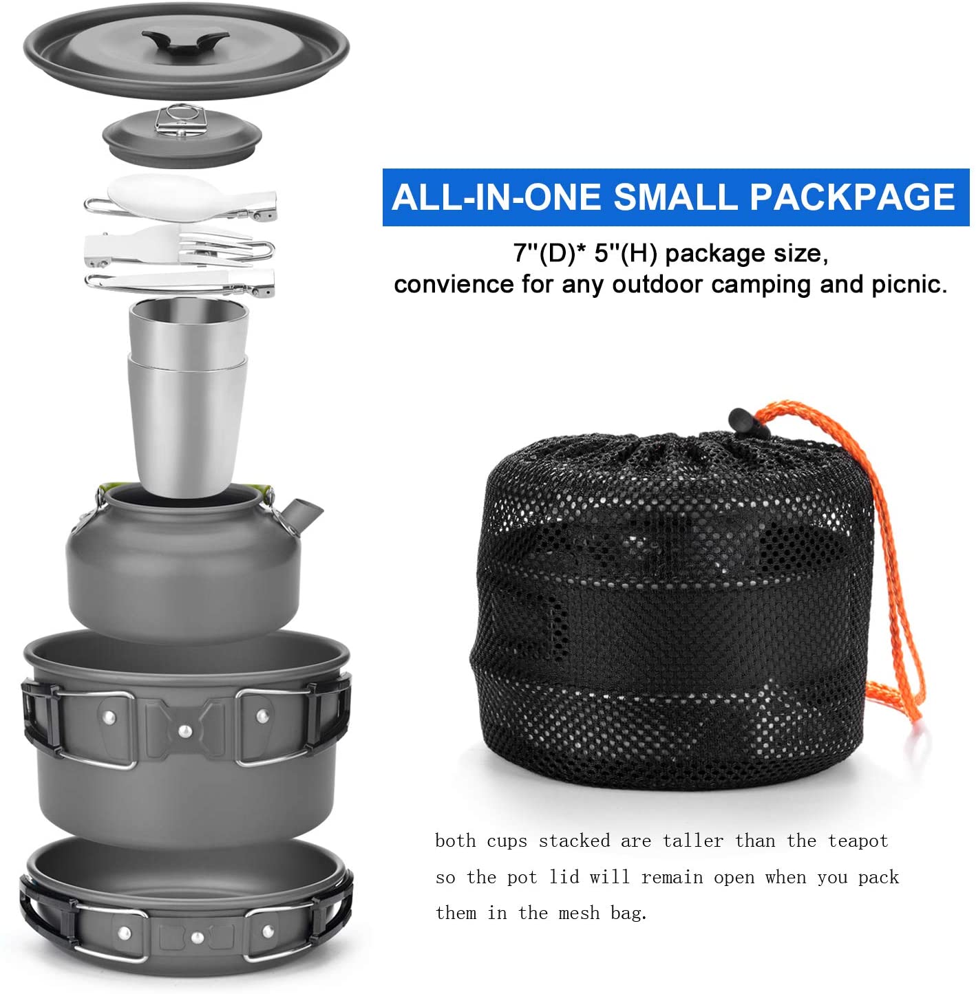 High Quality Aluminium Camping - Quality Camping Cooking Set recensione e prezzo
