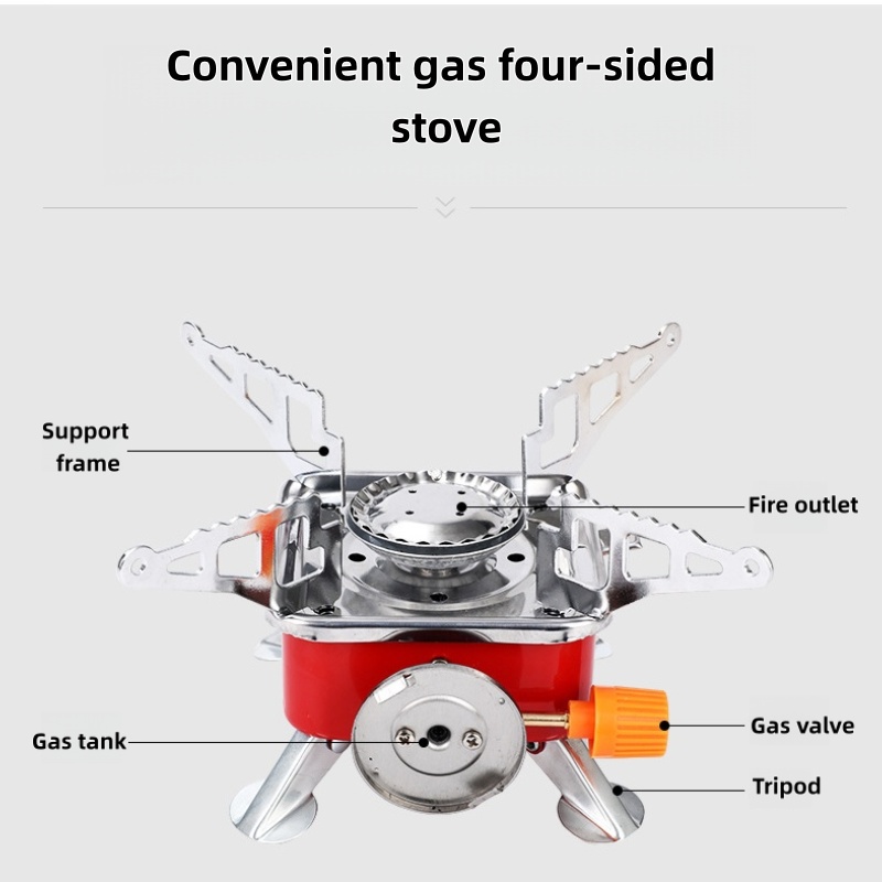 Outdoor Mini Square Stove Camp - Camping Cooking On Fire recensione e prezzo