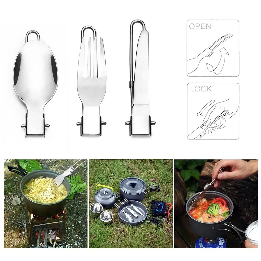 1 Set Outdoor Camping Picnic C - Camping Cooking Knife Set recensione e prezzo