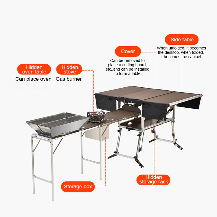 High Quality Foldable Outdoor  - Quality Camping Cooking Set recensione e prezzo