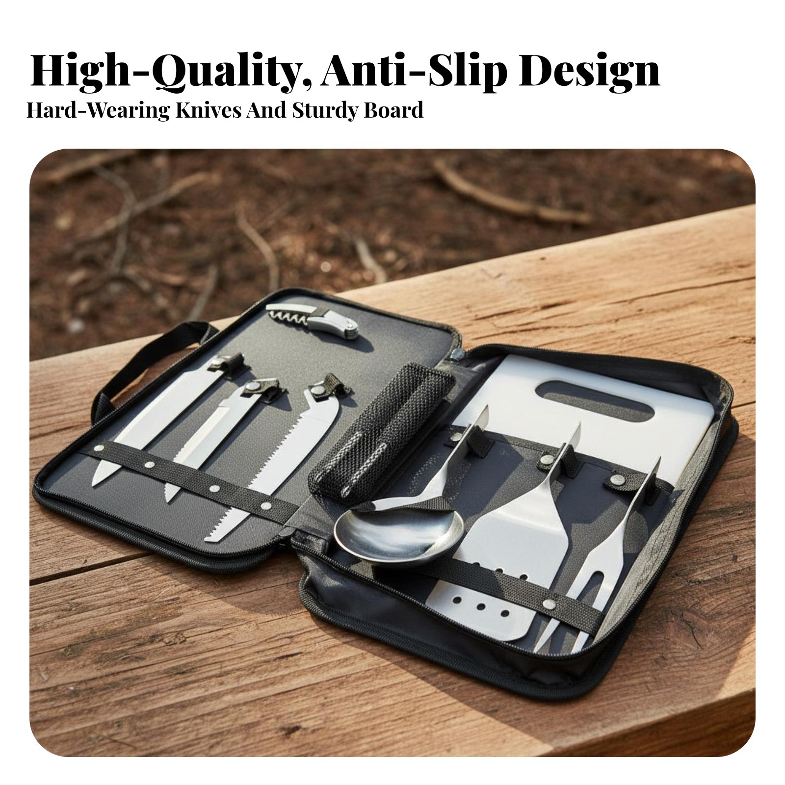 Outdoor Cooking Utensil Set, P - Camping Cooking Knife Set recensione e prezzo