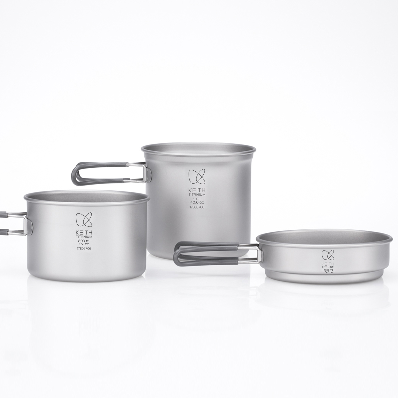 Keith  3-Piece Titanium Cook S - Nesting Camping Cooking Set recensione e prezzo