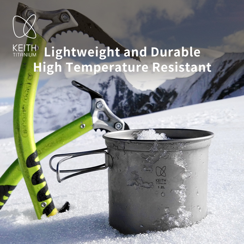 Keith  3-Piece Titanium Cook S - Nesting Camping Cooking Set recensione e prezzo