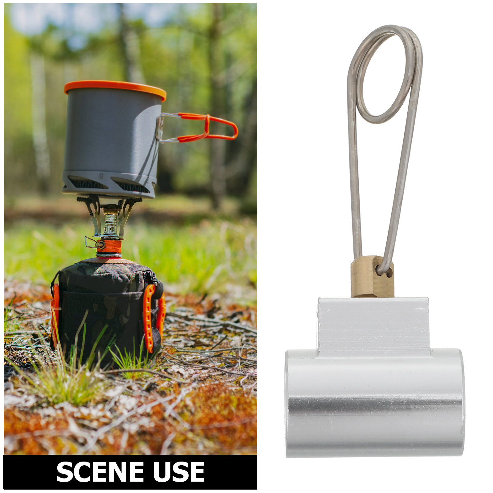 Camping Gas Transfer Valve Uni - Camping Cooking Canister recensione e prezzo