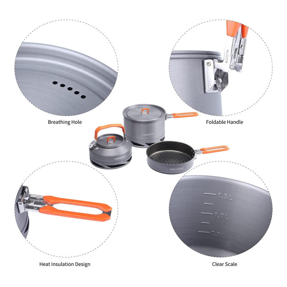 Fire Maple Camping Cookware Ut - Camping Cooking And Cutlery Set recensione e prezzo