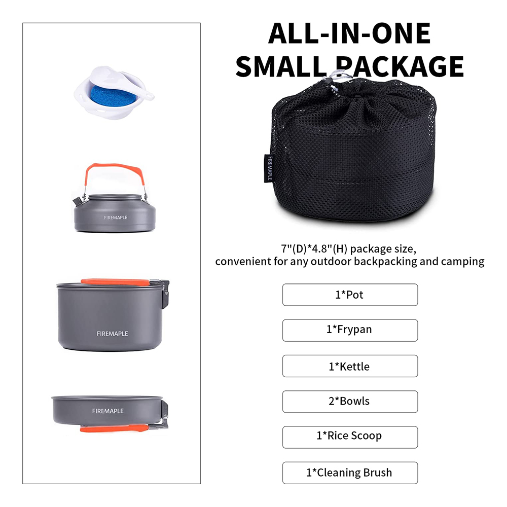Fire Maple Picnic Pot Pan Set  - Camping Cooking On Fire recensione e prezzo