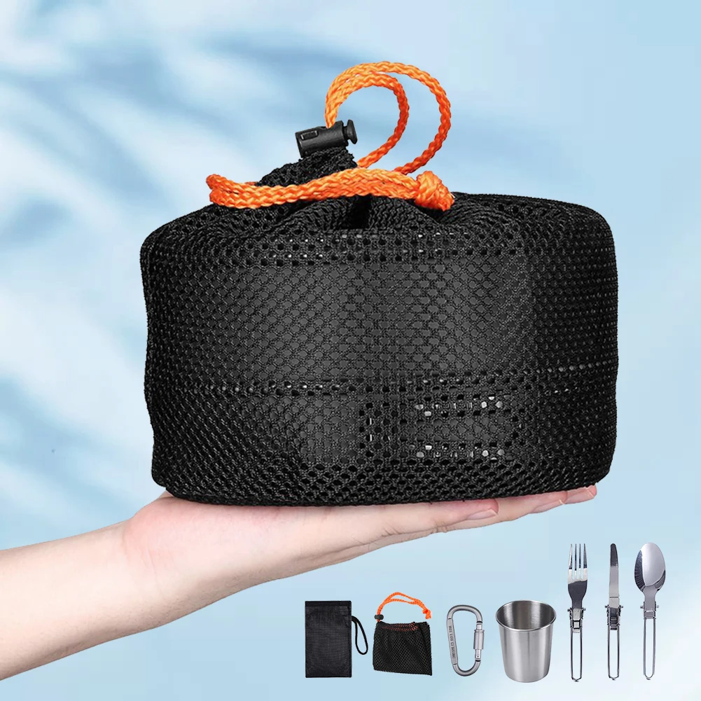 Camping Cookware Kit Kettle Po - Camping Hiking Cooking recensione e prezzo