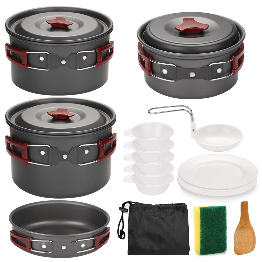 Outdoor Camping Cookware Kit N - Campfire Cooking Anime recensione e prezzo