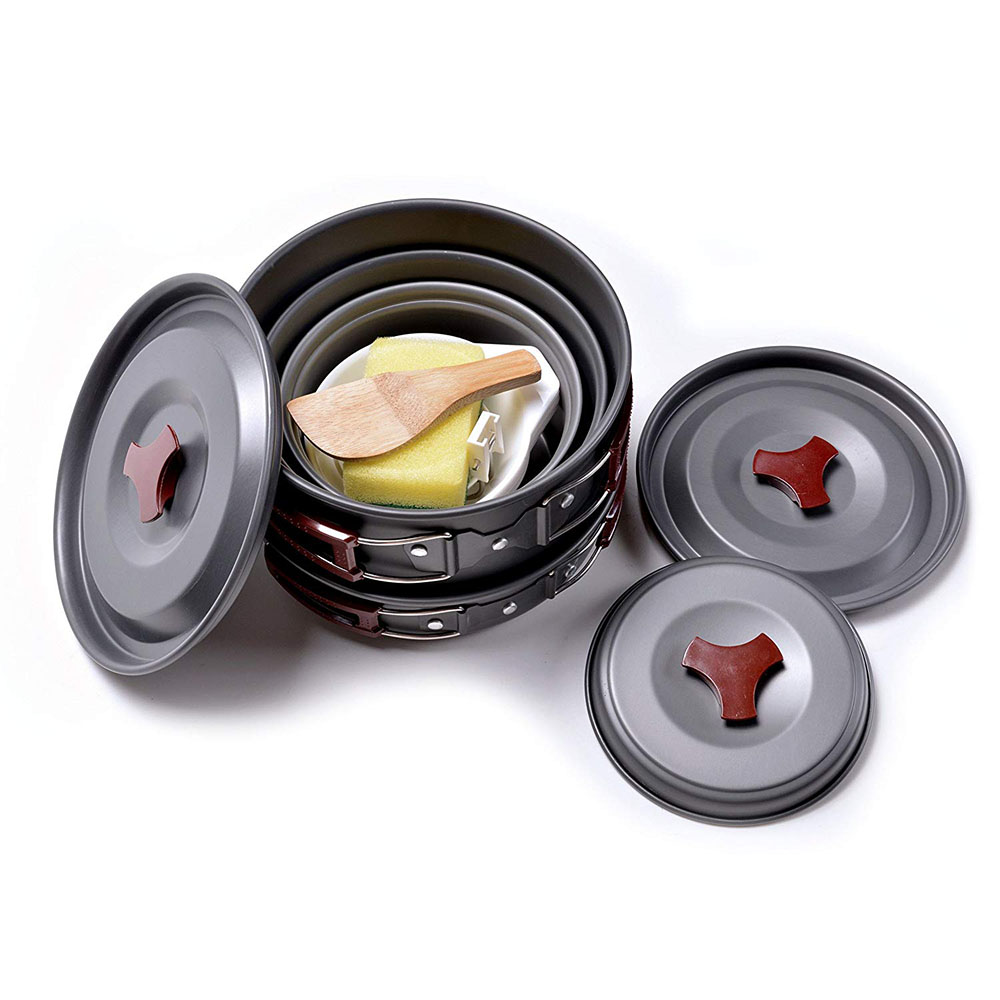 Outdoor Camping Cookware Kit N - Campfire Cooking Anime recensione e prezzo