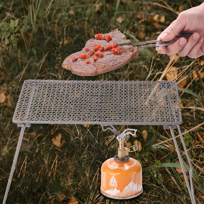Folding Campfire Grill Titaniu - Camp Grill Portable Folding recensione e prezzo