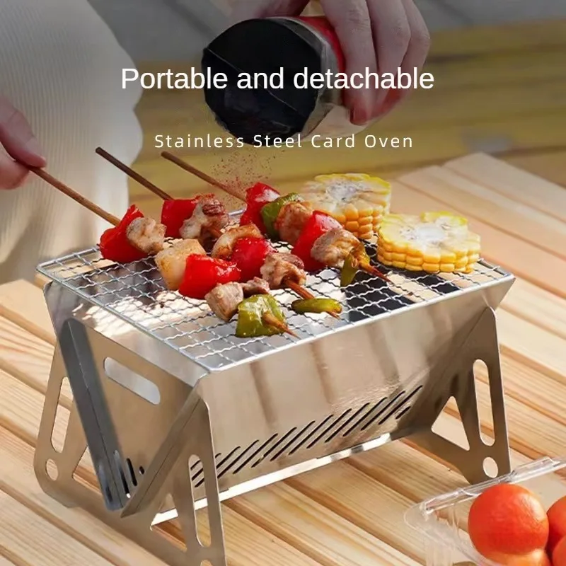 Portable Folding Barbecue Gril - Camping Cooking Open Fire recensione e prezzo