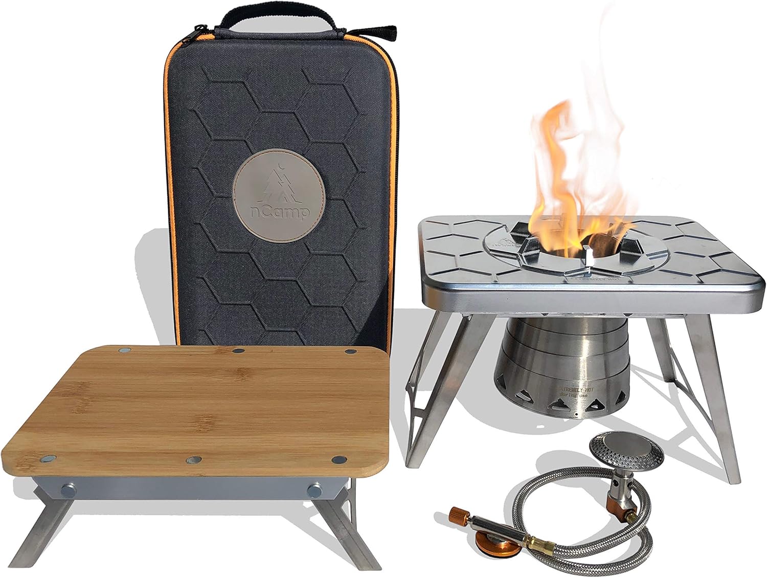 4 Piece Outdoor Camping Cookin - Camping Cooking Set For 4 recensione e prezzo