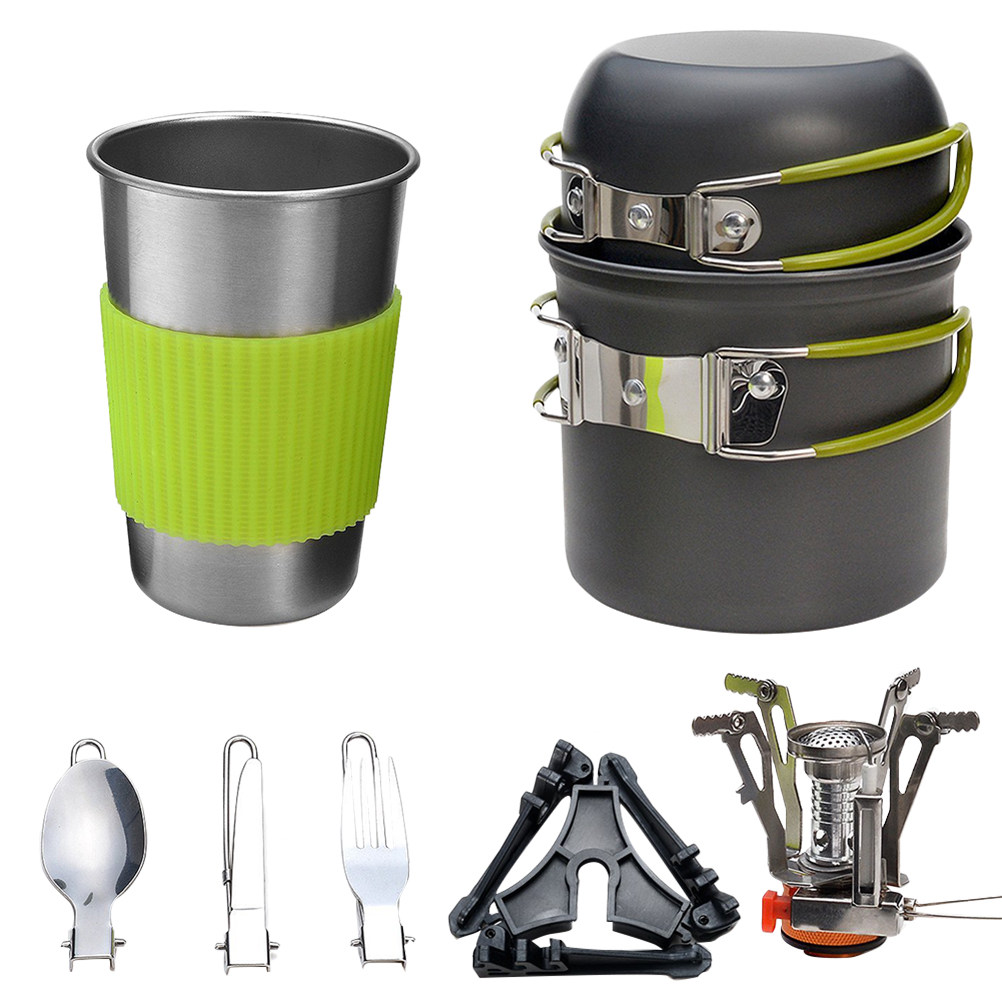 Outdoor Camping Cookware Set L - Camping Hiking Cooking recensione e prezzo